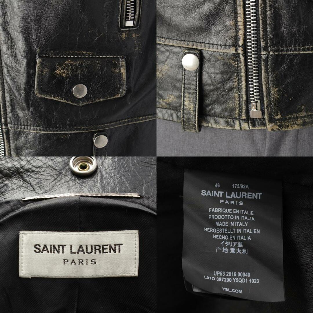 SAINT LAURENT - サンローラン 16AW L01 カウハイド 牛革 SAINT LAURENT - サンローラン 16AW L01 カウハイド 牛革