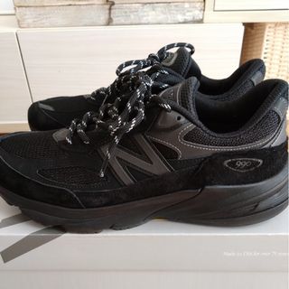 ニューバランス(New Balance)のNew Balance U990BB6 V6 TRIPLE BLACK (スニーカー)