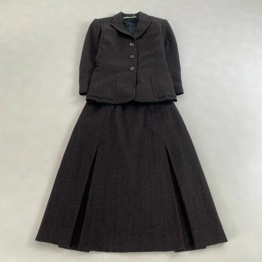Salvatore Ferragamo - 美品　サルヴァトーレフェラガモ　スーツセットアップ　アルパカ　ウール　ブラウン