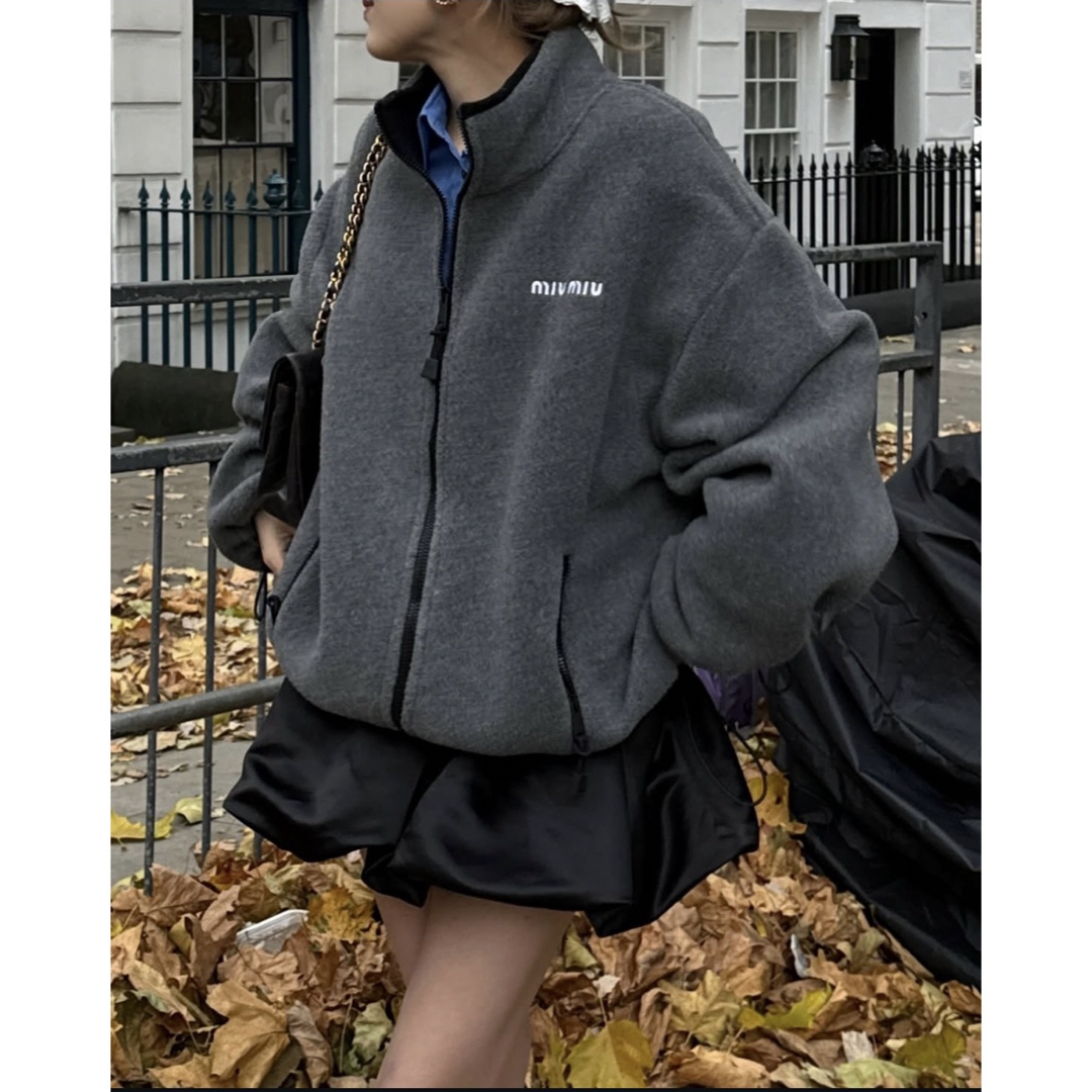 MIU MIU - 新品 本田翼着用 miumiu ミュウミュウ フリース MIU MIU - 新品 本田翼着用 miumiu ミュウミュウ フリース