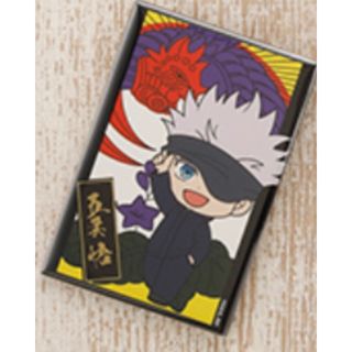 ジュジュツカイセン(呪術廻戦)の呪術廻戦　スクエア缶バッジ　花札　コトブキヤ　ジャンプフェスタ2025 五条悟(バッジ/ピンバッジ)