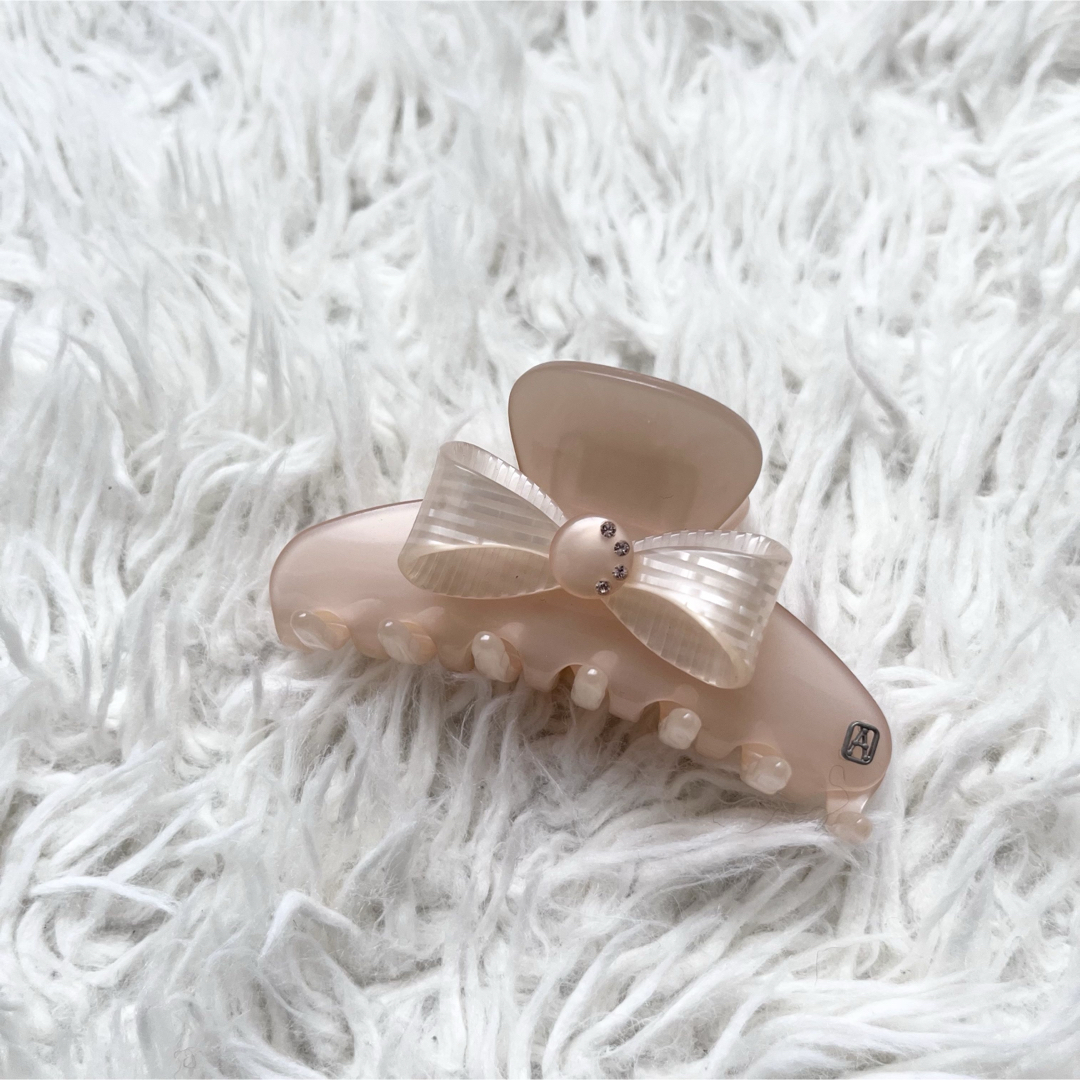 Alexandre De Paris ヘアクリップ リボン ラインストーン Alexandre De Paris ヘアクリップ リボン ラインストーン
