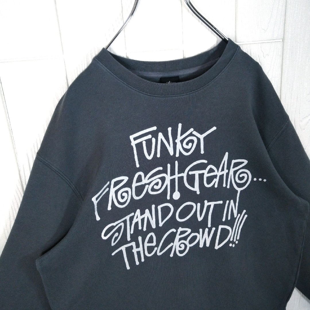 STUSSY】00s´vintage ショーンフォントメッセージロゴスウェット STUSSY】00s´vintage ショーンフォントメッセージロゴスウェット