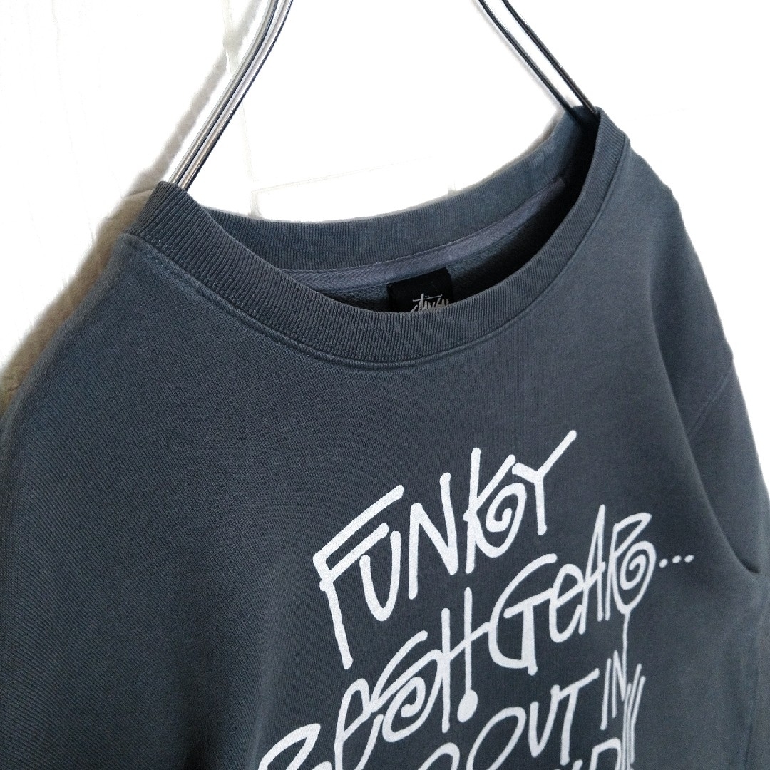 STUSSY】00s'vintage ショーンフォントメッセージロゴスウェット STUSSY】00s'vintage ショーンフォントメッセージロゴスウェット