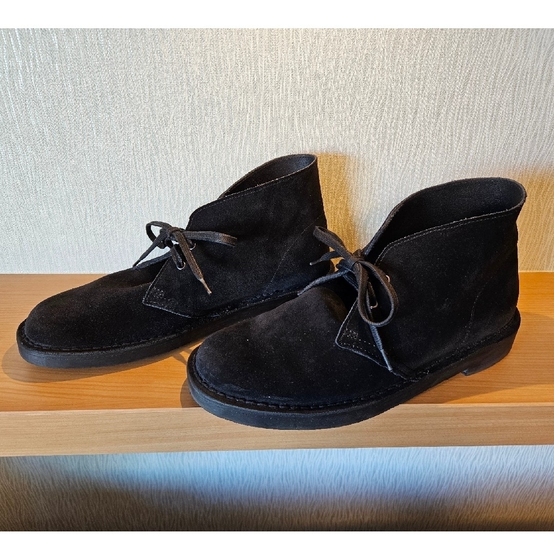 美品 Clarks クラークス デザートブーツ ブラック 26.5cm 美品 Clarks クラークス デザートブーツ ブラック 26.5cm