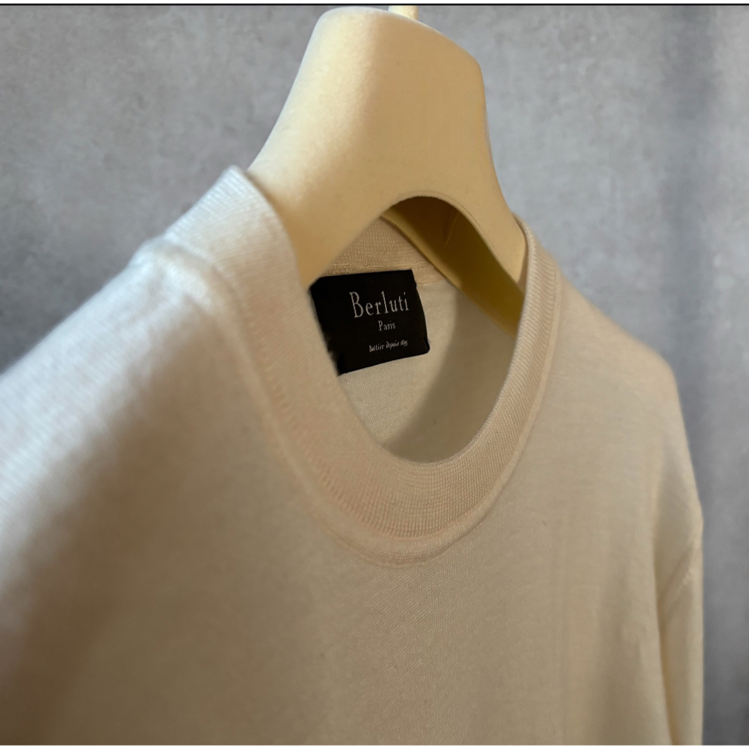 BERLUTI - 春 Berluti ベルルッティ クルーネックカシミヤシルク BERLUTI - 春 Berluti ベルルッティ クルーネックカシミヤシルク