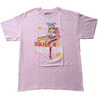 セーラームーン　Tシャツ　XLサイズ　ピンク　月野うさぎ　アニメT　公式 *(Tシャツ/カットソー(半袖/袖なし))