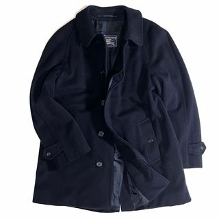 BURBERRY - バーバリー ステンカラーコート 紺 15212m 英国j製 BURBERRY - バーバリー ステンカラーコート 紺 15212m 英国j製