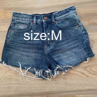 H&M - 【H&M】白タグ ツイルミニショートパンツ ブラック 38の H&M - 【H&M】白タグ ツイルミニショートパンツ ブラック 38の