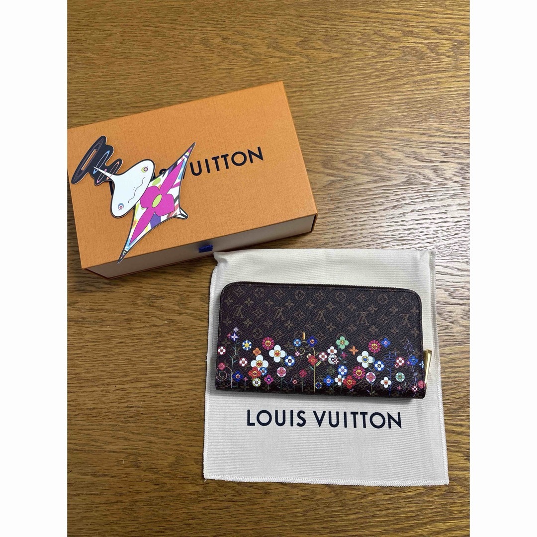 LOUIS VUITTON - ルイヴィトン 村上隆 長財布 LV × TM ジッピー LOUIS VUITTON - ルイヴィトン 村上隆 長財布 LV × TM ジッピー