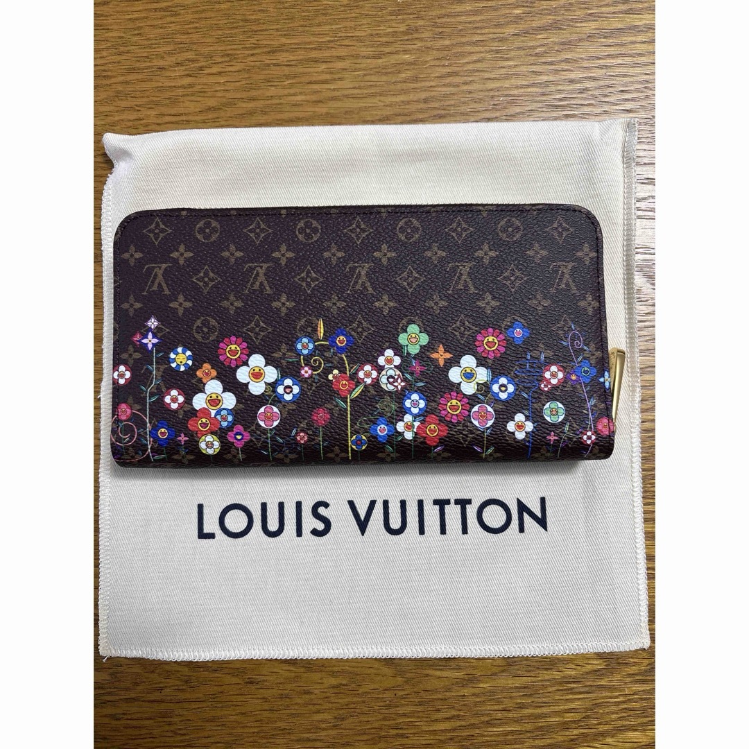 LOUIS VUITTON - ルイヴィトン 村上隆 長財布 LV × TM ジッピー LOUIS VUITTON - ルイヴィトン 村上隆 長財布 LV × TM ジッピー