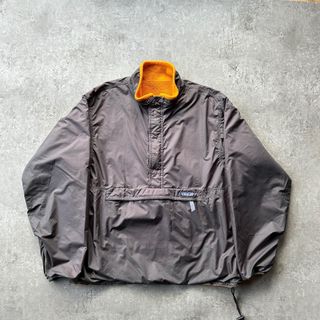 パタゴニア(patagonia)の90s パタゴニア グリセードジャケット USA製 L オリーブ×イエロー(ナイロンジャケット)
