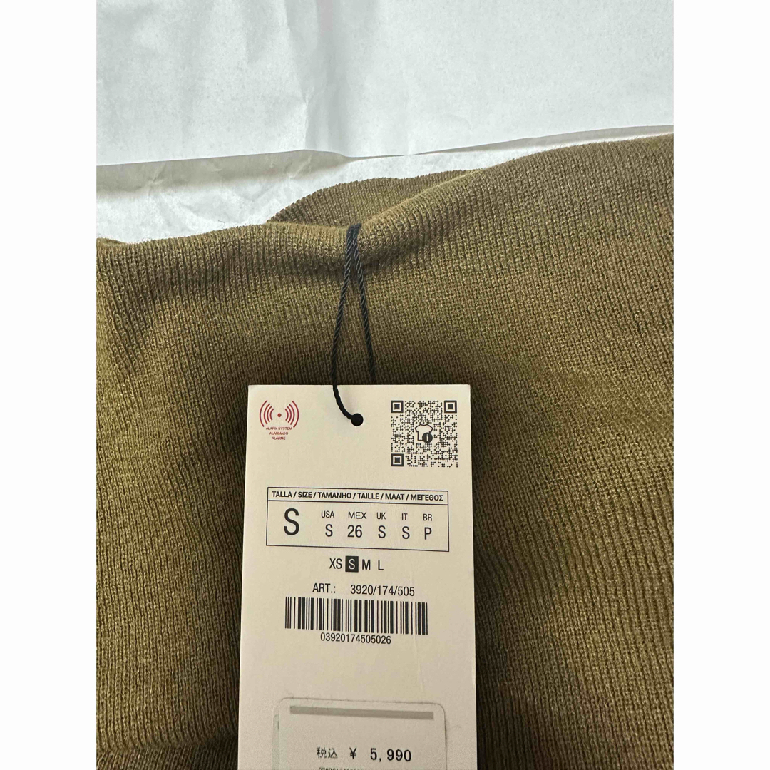 ZARA - ZARA オフショルダー ニットトップス 新品の通販 by ふわ ZARA - ZARA オフショルダー ニットトップス 新品の通販 by ふわ
