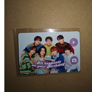 ジャニーズ(Johnny's)のトラビスジャパンTravisJapan2025バースデーカード(アイドルグッズ)