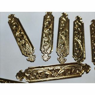 特別★☆72ｍｍｘ ６枚【神殿金具】 仏具、桁、祭り、神輿、山車、神輿真鍮金具(各種パーツ)