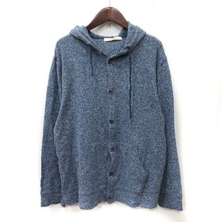 グローバルワーク(GLOBAL WORK)のグローバルワーク ジャケット パーカー 総柄 L 紺 ネイビー /YI(パーカー)