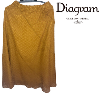 最終値下げ Diagram ダイアグラム スカート 茶色 美品 古着 S