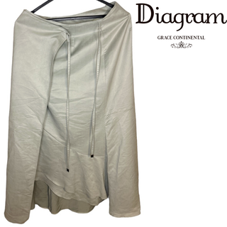 最終値下げ Diagram ダイアグラム スカート 美品 古着 S グレー