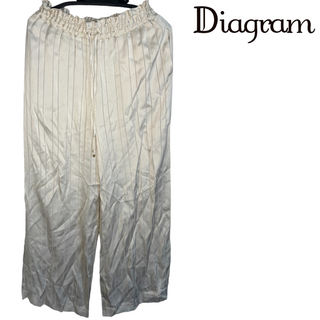 値下 Diagram ダイアグラム イージーパンツ 美品 古着 S レディース