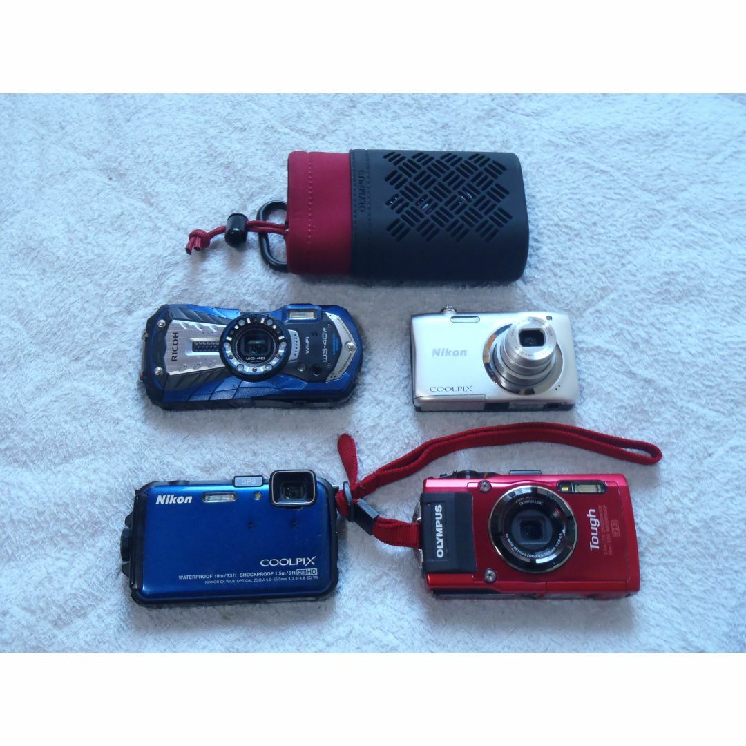 OLYMPUS -  ❤️スマホ転送・GPS❤️TG-4など４台セット★今はバッテリー付き