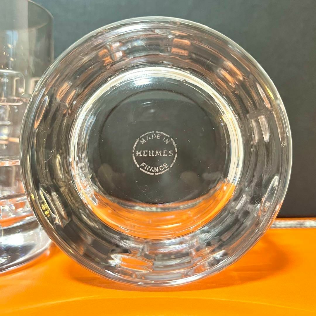 HERMES - 【未使用 2個セット】エルメス ロックグラス 200ml HERMES - 【未使用 2個セット】エルメス ロックグラス 200ml