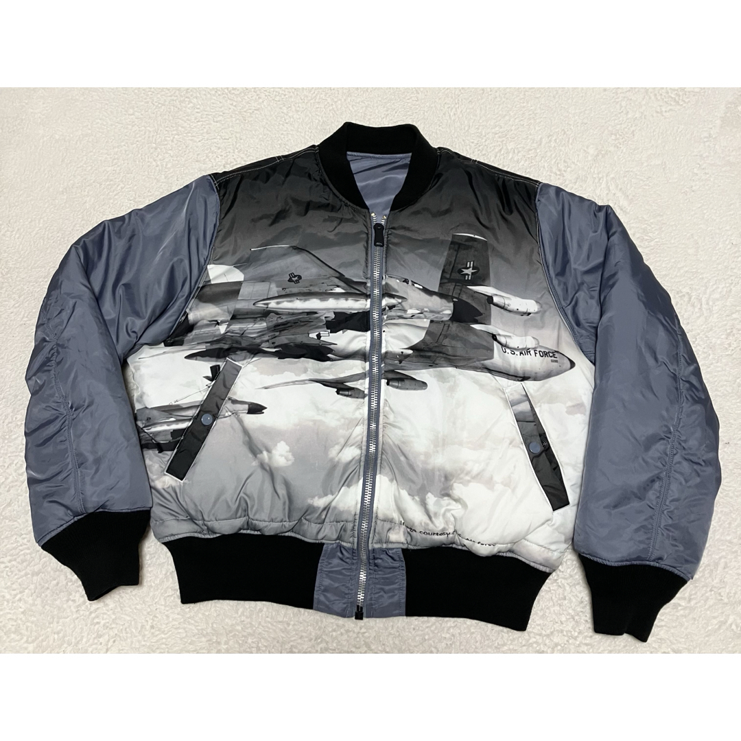 ALPHA INDUSTRIES リバーシブル エアフォース MA-1 XL ALPHA INDUSTRIES リバーシブル エアフォース MA-1 XL