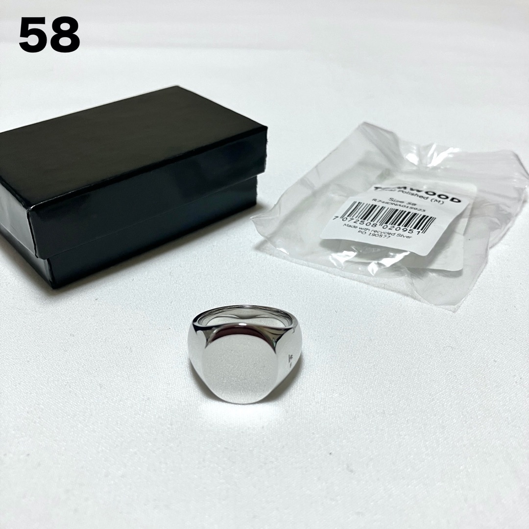 TOM WOOD - 新品 58 TOMWOOD Oval Polished 指輪 16921