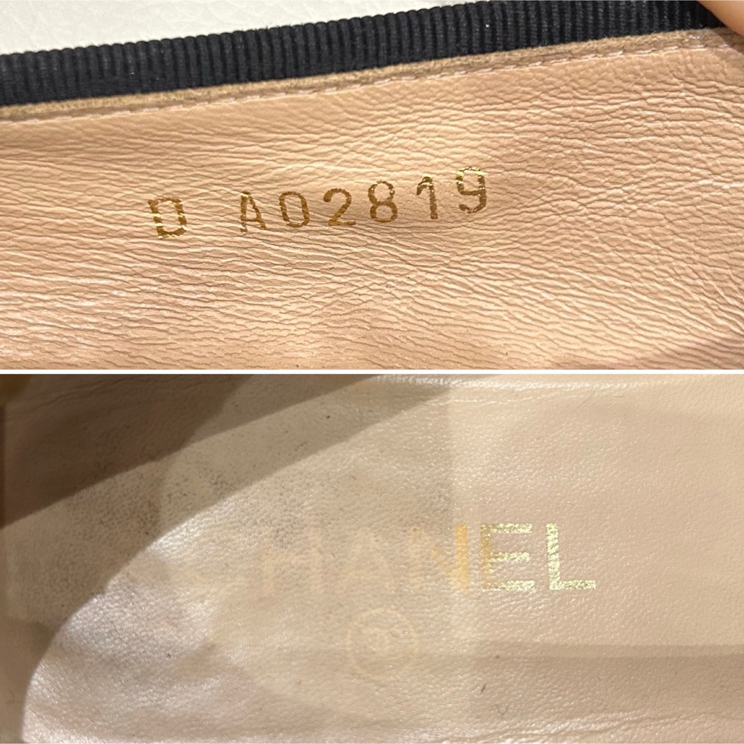 CHANEL 希少サイズ バレエシューズ 黒 39 25cm バレリーナ CHANEL 希少サイズ バレエシューズ 黒 39 25cm バレリーナ