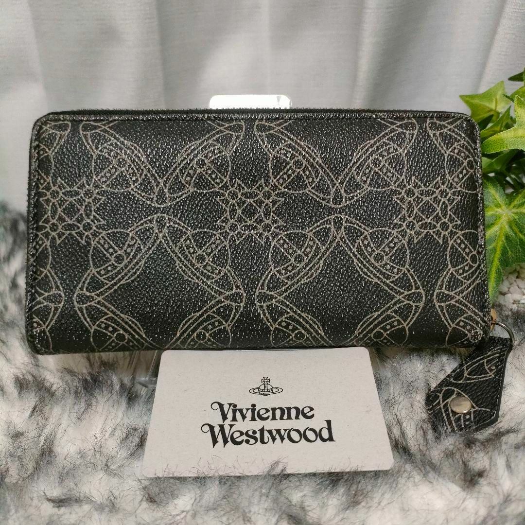 Vivienne Westwood - Vivienne Westwood 長財布 ブラック 総柄 Vivienne Westwood - Vivienne Westwood 長財布 ブラック 総柄