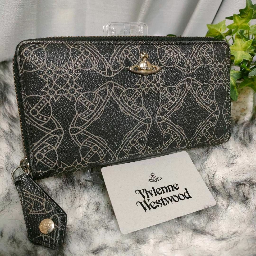 Vivienne Westwood - Vivienne Westwood 長財布 ブラック 総柄 Vivienne Westwood - Vivienne Westwood 長財布 ブラック 総柄
