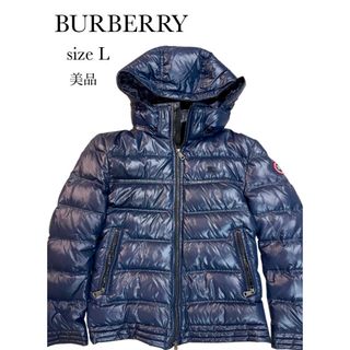 BURBERRY - 美品 希少XL バーバリー ブリット 刺繍ロゴ入り BURBERRY - 美品 希少XL バーバリー ブリット 刺繍ロゴ入り