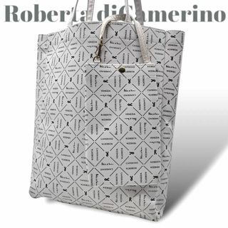ロベルタディカメリーノ(Roberta di Camerino)のロベルタディカメリーノ　トートバッグ　A4収納可　ミニポーチ付き　総柄　0568(トートバッグ)