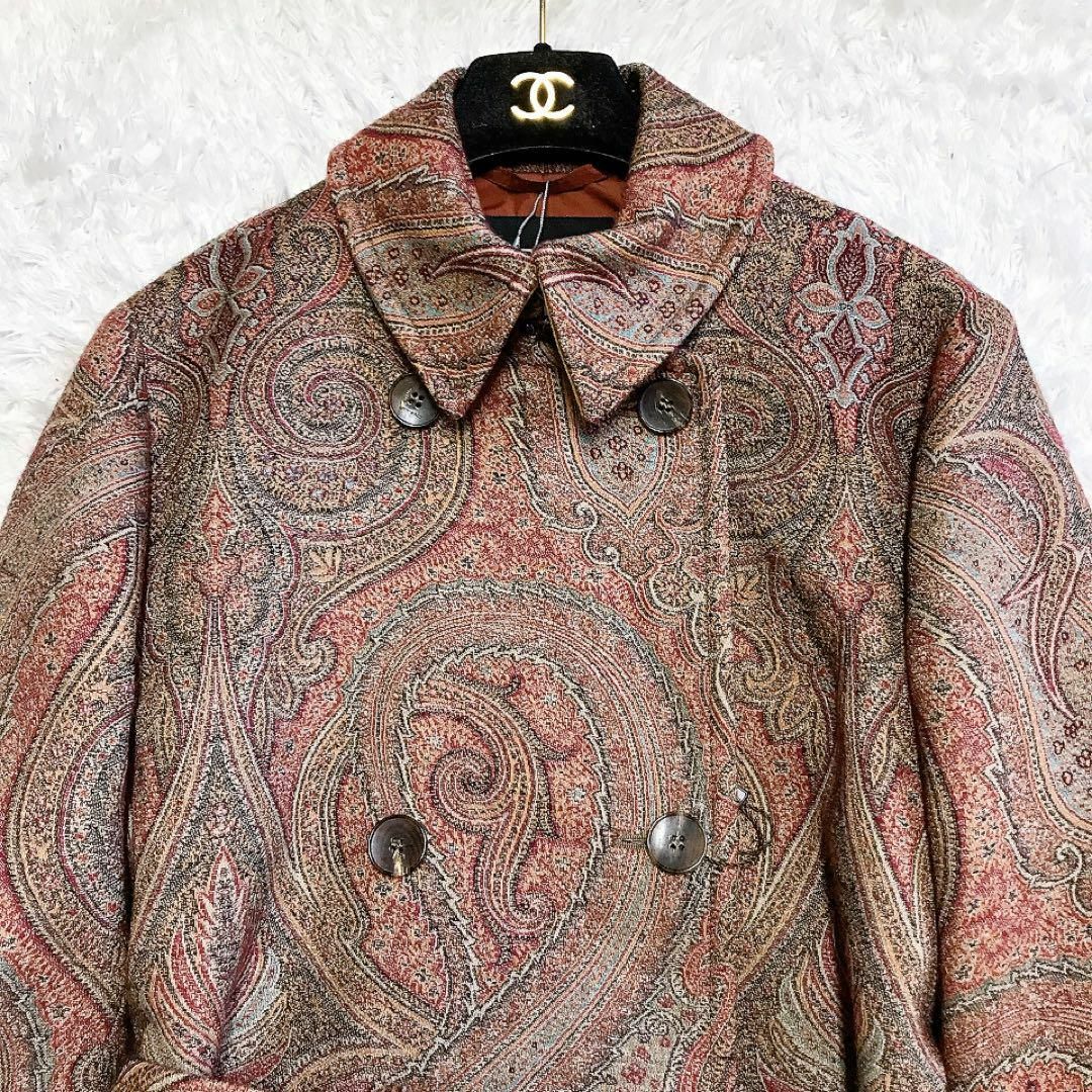 新品タグ付✨XL꧁ETRO꧂ロングコート ベルト シルク ペイズリー 新品タグ付✨XL꧁ETRO꧂ロングコート ベルト シルク ペイズリー