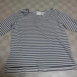 エイチアンドエム(H&M)のボーダーカットソー(Tシャツ(長袖/七分))