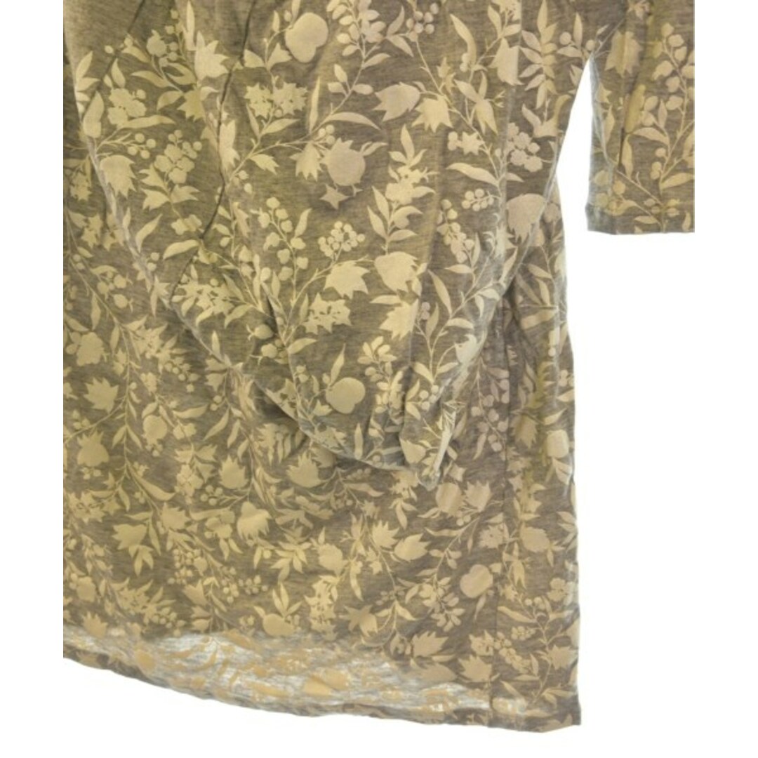 mintdesigns - mint designs ワンピース -(S位) グレーx白系(花 mintdesigns - mint designs ワンピース -(S位) グレーx白系(花