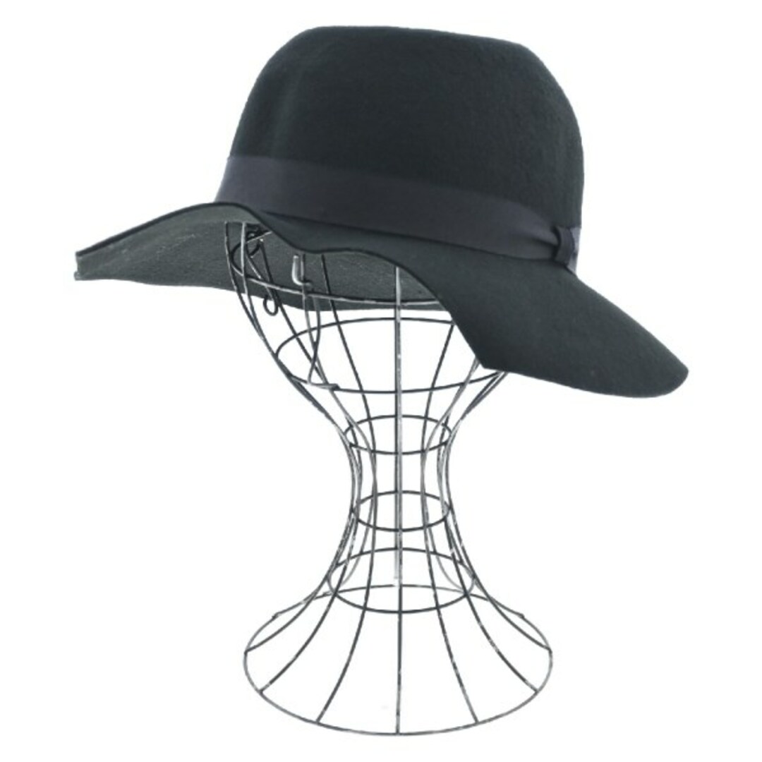 YOHJI YAMAMOTO ヨウジヤマモト ハット - 黒 【古着】 YOHJI YAMAMOTO ヨウジヤマモト ハット - 黒 【古着】
