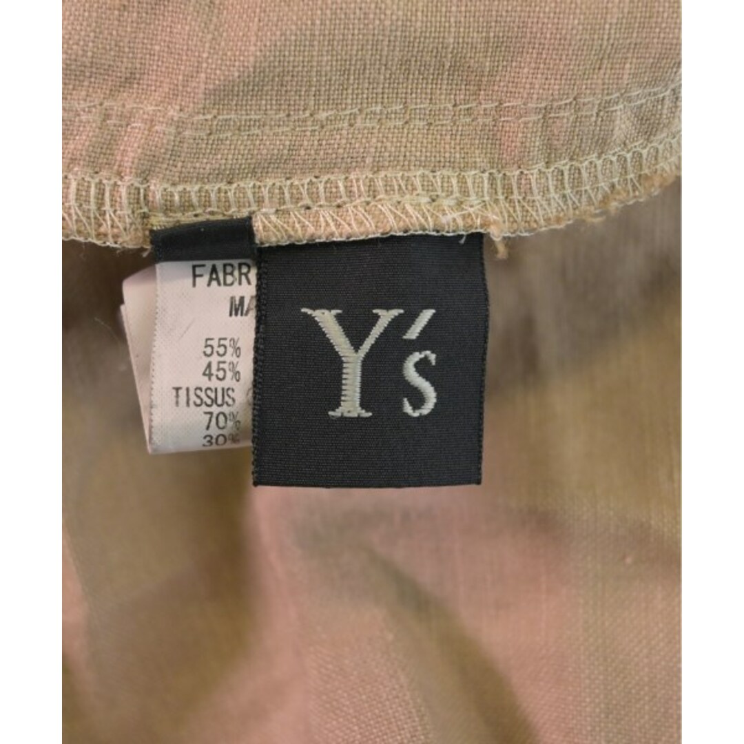Y's ワイズ ひざ丈スカート ベージュ 1(XS位) 2200125J0010 Y's - Y's ワイズ ひざ丈スカート 1(XS位) ベージュ 【古着