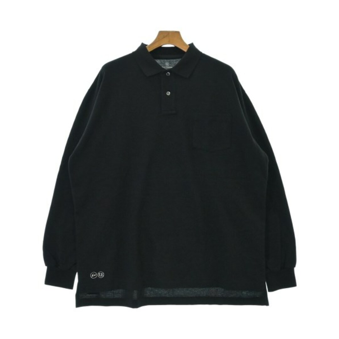 uniform experiment ポロシャツ 4(XL位) 黒 【古着】 uniform experiment ポロシャツ 4(XL位) 黒 【古着】