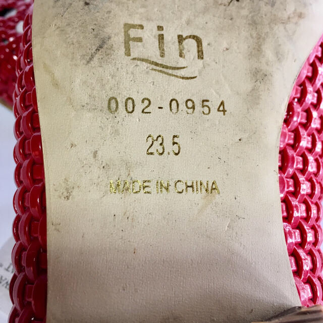 Fin(フィン)の【chabi様専用】 Fin 夏用 パンプス 23.5㎝ メッシュ レディースの靴/シューズ(ハイヒール/パンプス)の商品写真