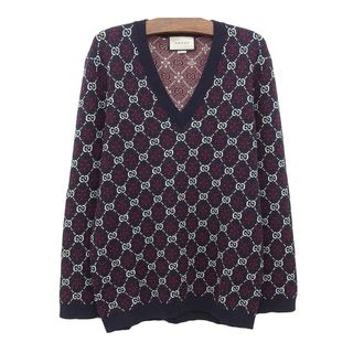 GUCCI - ☆美品☆GUCCI BEEワッペン ニットトップス コットン GUCCI - ☆美品☆GUCCI BEEワッペン ニットトップス コットン