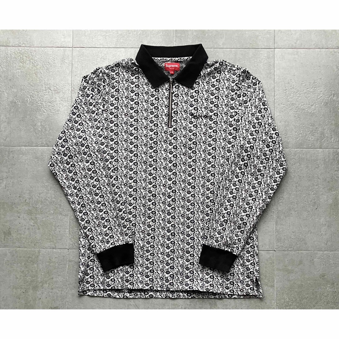Supreme - 18AW Supreme シュプリーム 花柄 ハーフジップ M Supreme - 18AW Supreme シュプリーム 花柄 ハーフジップ M