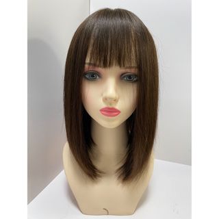 百合子ウィッグ】スキンレース生え際 プリン加工アッシュ 百合子ウィッグ】スキンレース生え際 プリン加工アッシュ