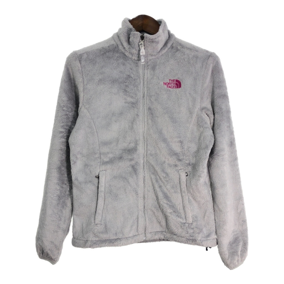 THE NORTH FACE - THE NORTH FACE ノースフェイス フリースジャケット アウトドア グレー (レディース S) 中古 古着 T1174