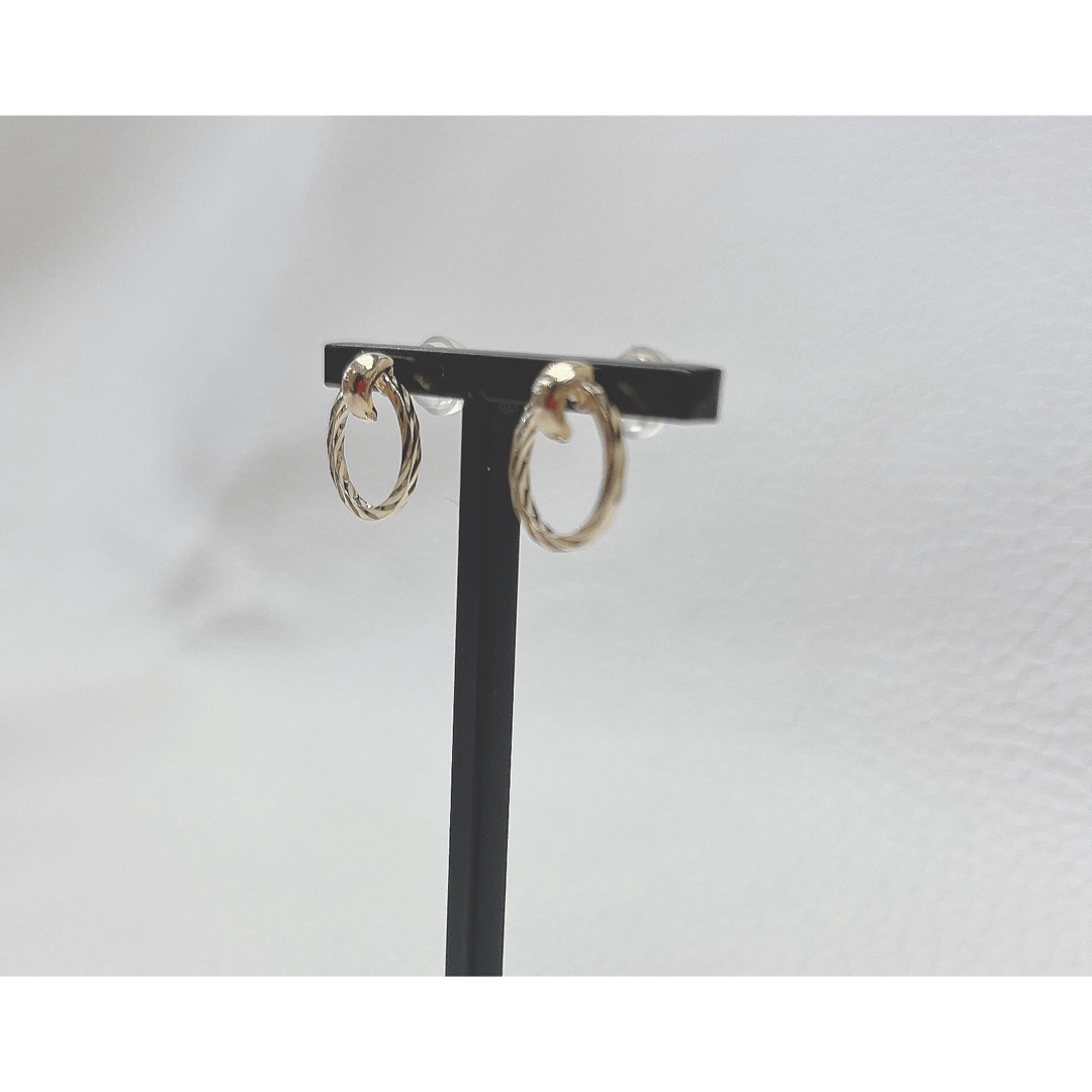 K18 18金 サークル ピアス 新品