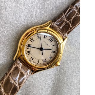 カルティエ(Cartier)の18金無垢　カルティエ　パンテールクーガーSM(腕時計)
