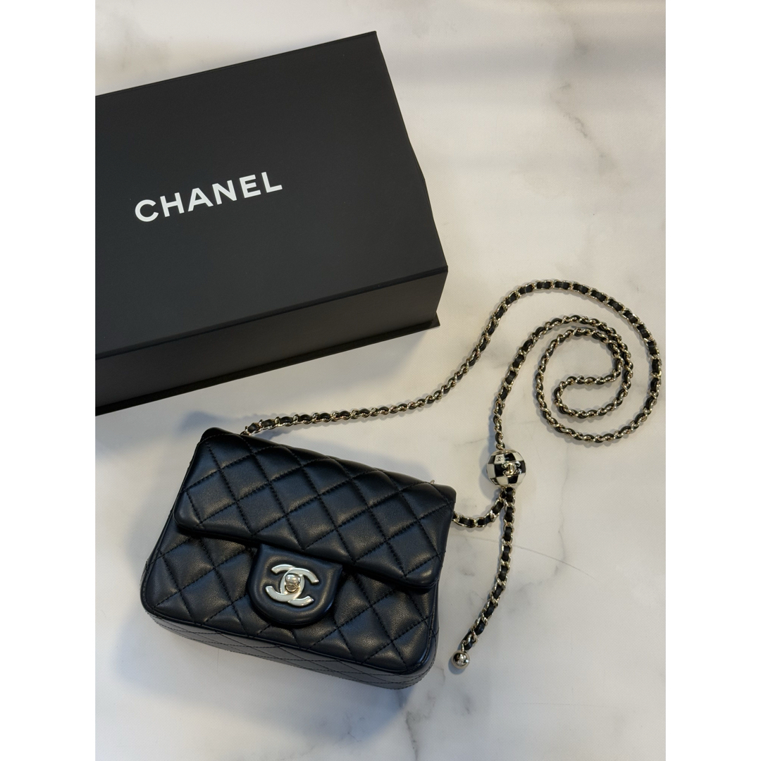 CHANEL - CHANEL フラップバッグ ボールチェーンの通販 by CHANEL - CHANEL フラップバッグ ボールチェーンの通販 by