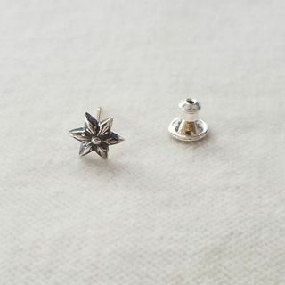 超美品 Chrome Hearts STAR HOOP 【 □ HEARTS CHROME クロムハーツ - イヤリング、ピアス