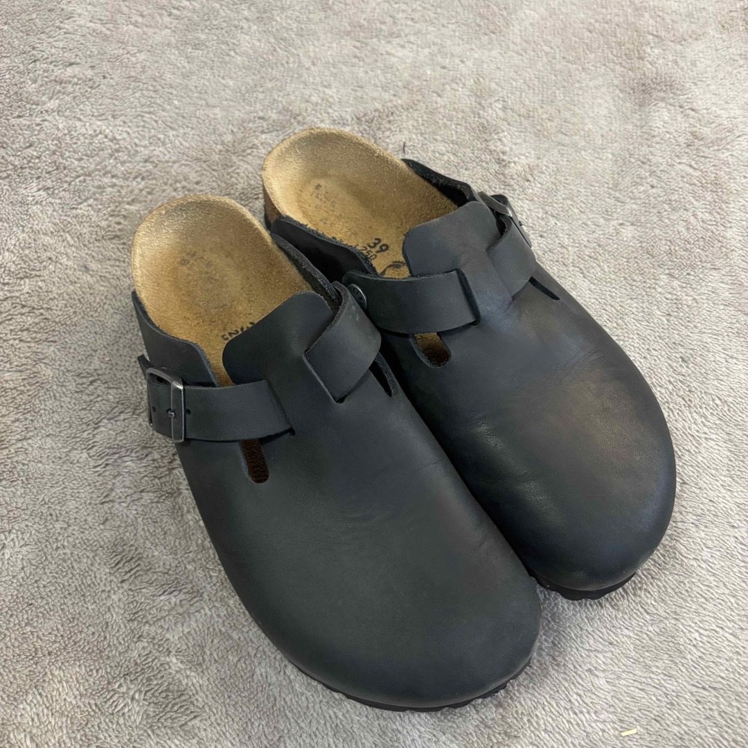 超美品 ビルケンシュトック 25cm 黒 ボストン 39 BIRKENSTOCK 超美品 ビルケンシュトック 25cm 黒 ボストン 39 BIRKENSTOCK