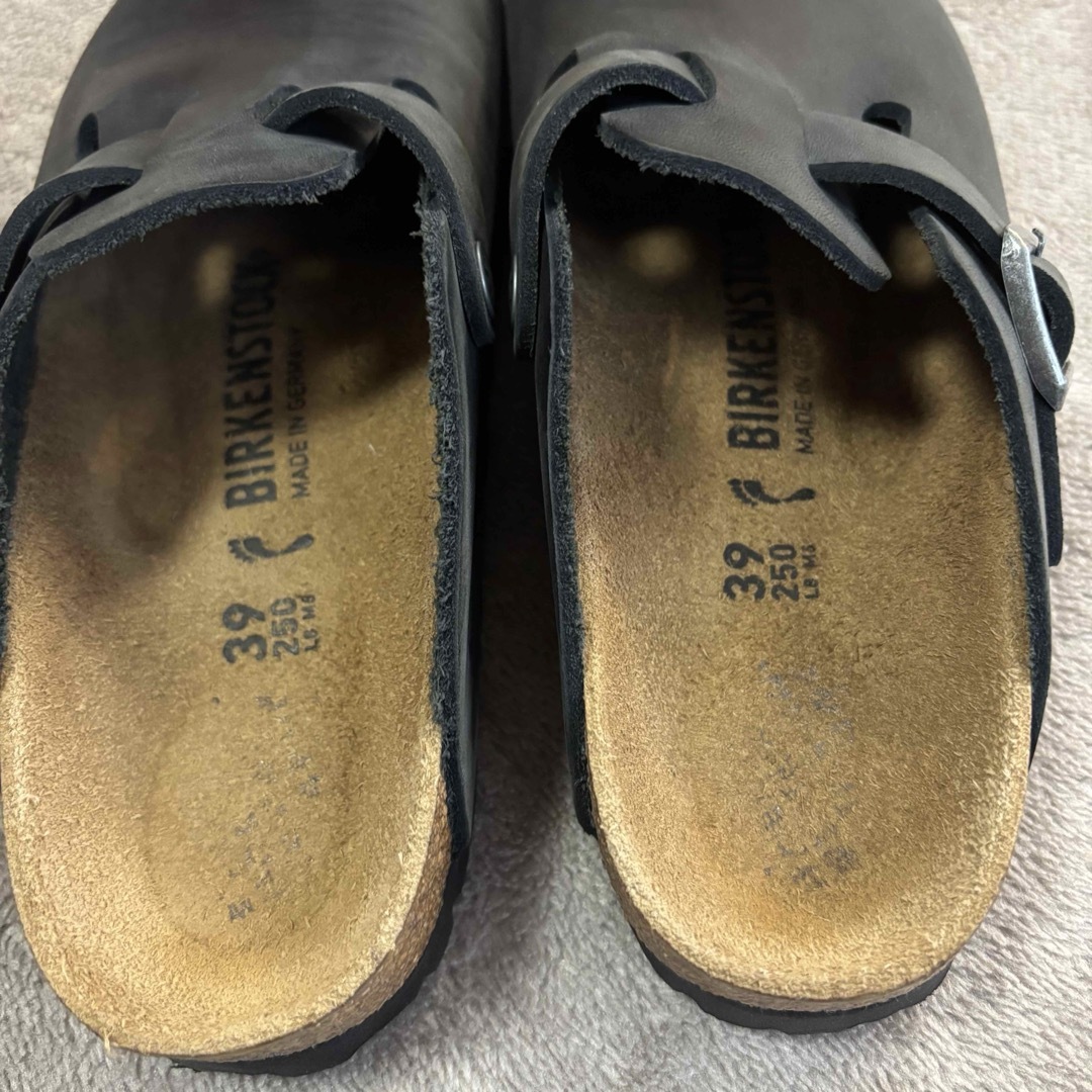 超美品 ビルケンシュトック 25cm 黒 ボストン 39 BIRKENSTOCK 超美品 ビルケンシュトック 25cm 黒 ボストン 39 BIRKENSTOCK