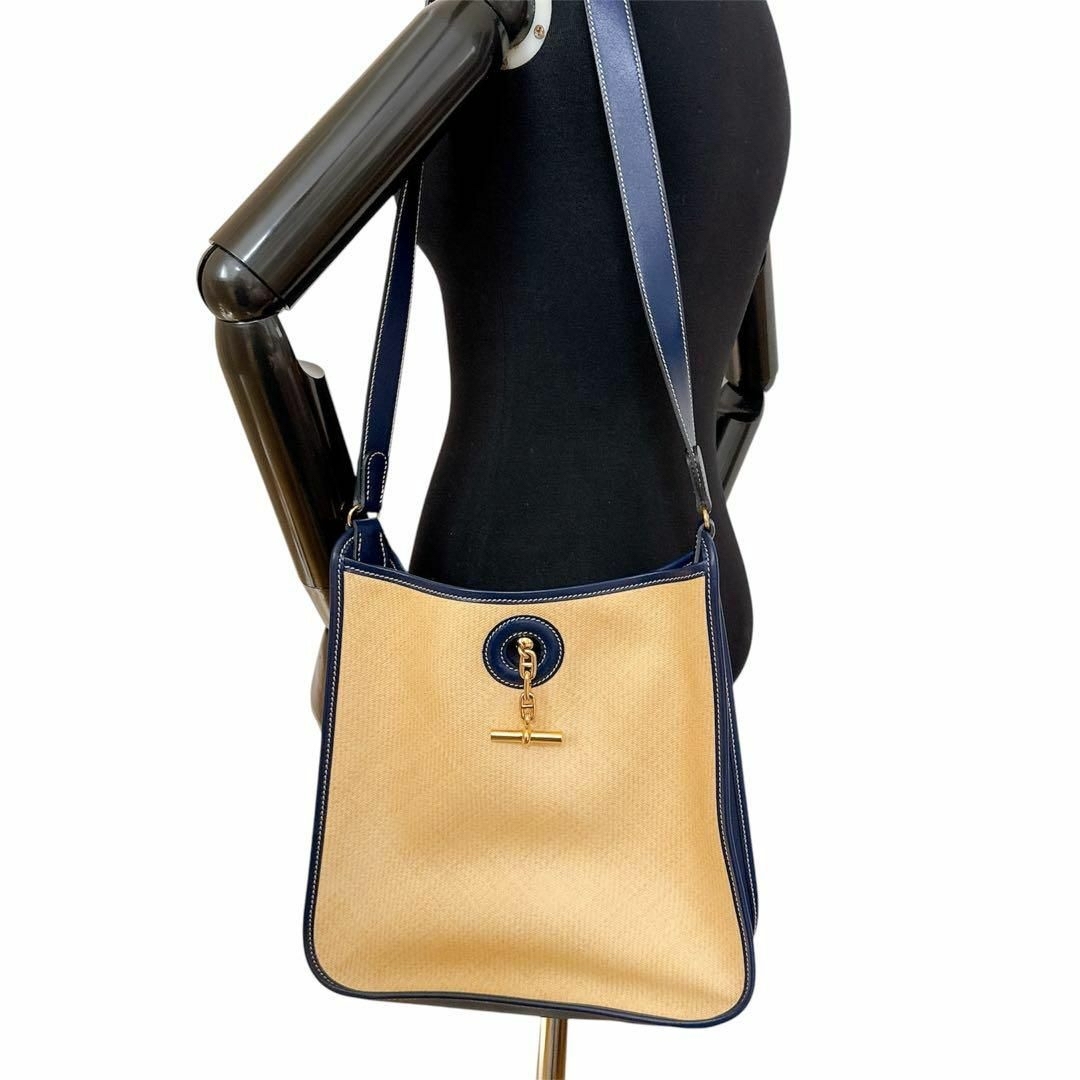 HERMES - 美品◇エルメス ヴェスパPM ショルダーバッグ ベージュ HERMES - 美品◇エルメス ヴェスパPM ショルダーバッグ ベージュ